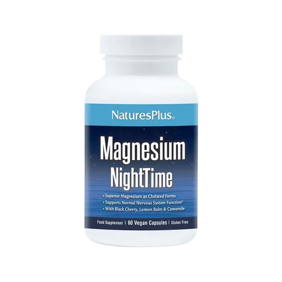 Nature's Plus Magnesium Nighttime Caps 60 Capsules