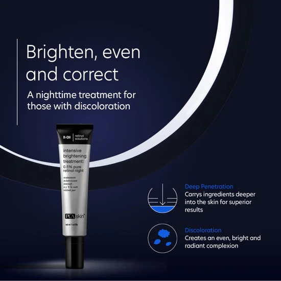 PCA SKIN Intensive Brightening Treatment 0.5 Percent Pure Retinol Night 29.5g