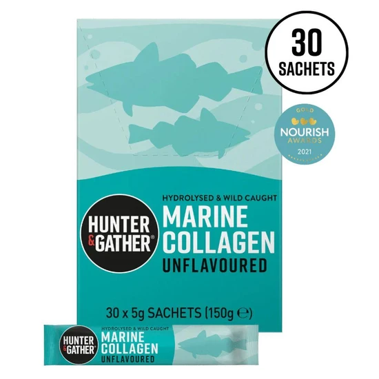 Hunter and Gather Marine Collagen Unflavoured Sachets 30 Sachets