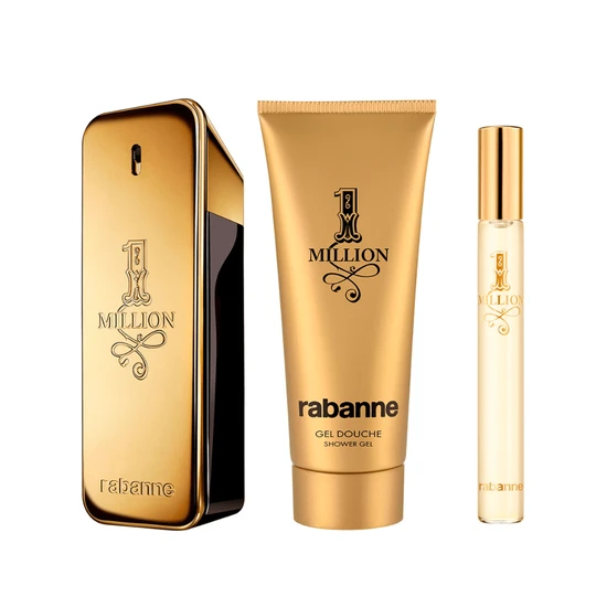Paco Rabanne 1 Million Eau De Toilette 100ml Gift Set 100ml & 10ml Eau De Toilette & 100ml Shower Gel