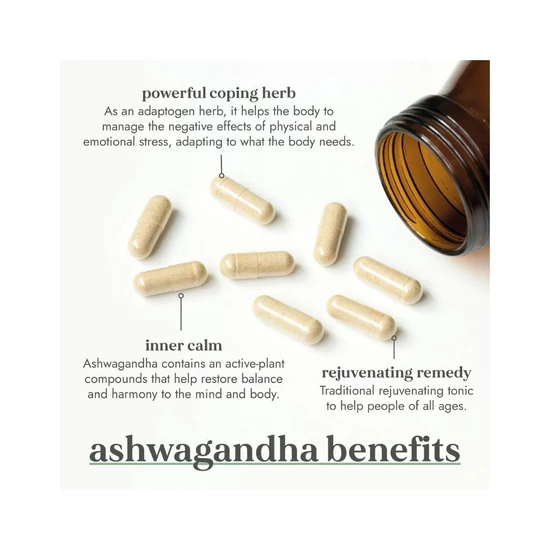 Fushi Organic Ashwagandha Capsules 60 Capsules