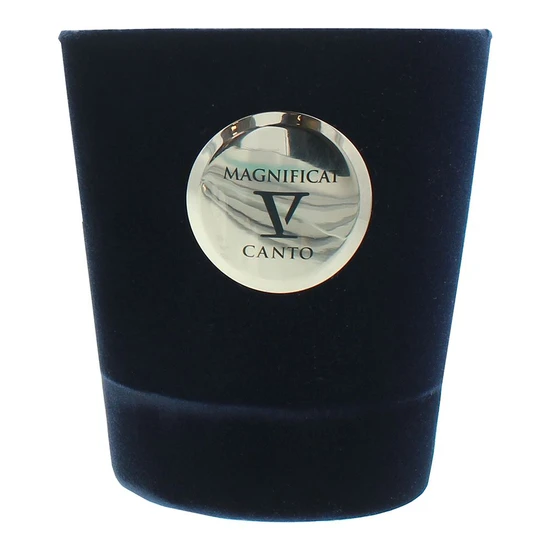 V Canto Magnificat Flocked Glass Candle 250g