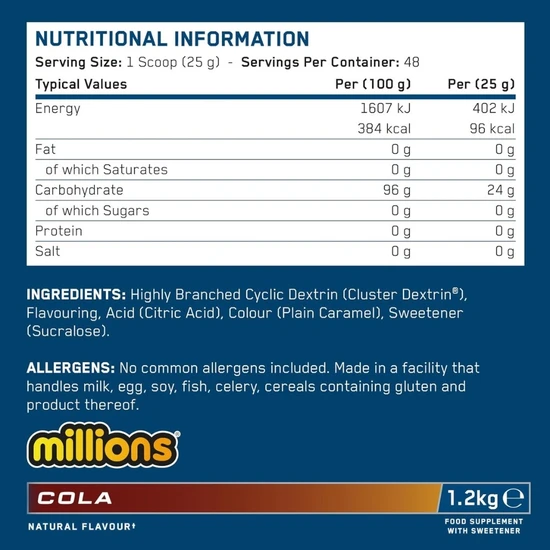 Applied Nutrition Carb X Millions Cola 1200g