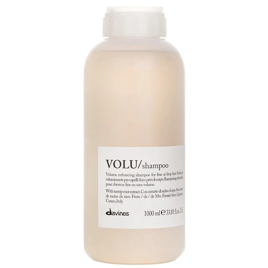 Davines Volu Volume Enhancing Shampoo For Fine Or Limp Hair 1000ml