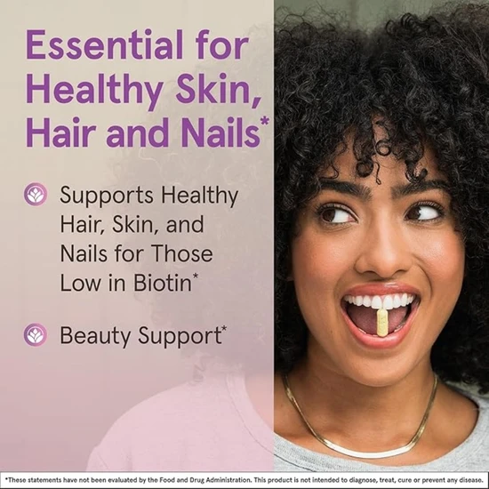 Jarrow Formulas Biotin 5000mcg Capsules 100 Capsules