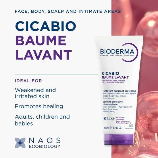 Bioderma Cicabio Soothing Protective Cleansing Balm 200ml