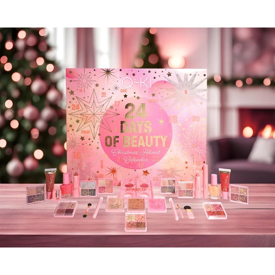 Q-KI 24 Days Of Beauty Advent Calendar 2025 24 Pieces