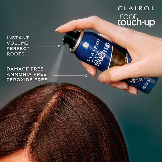Clairol Root Touch Up 2 In 1 Spray Temporary 75ml / Black