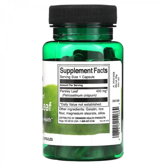 Swanson Full Spectrum Parsley Leaf Capsules 400mg x 60