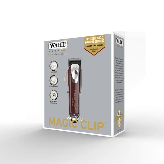 Wahl Cordless Magic Clip Clipper Red