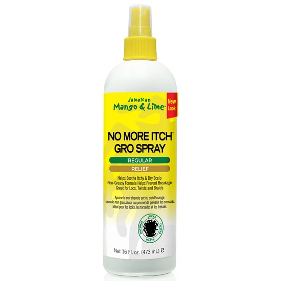 Jamaican Mango and Lime No More Itch Gro Spray Mentholated 8oz