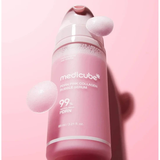 Medicube PDRN Pink Collagen Bubble Serum 95ml