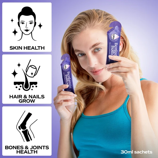 Benjamin Button BlackCurrant 12,000mg Marine Collagen Liquid Sachets x 14