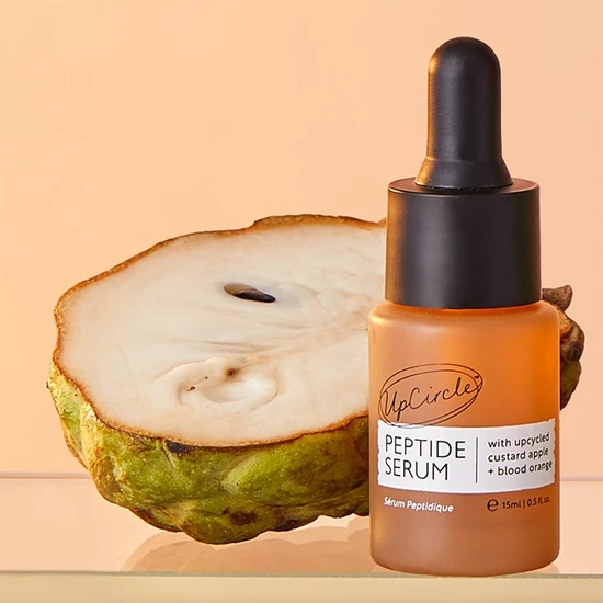 UpCircle Beauty Peptide Serum With Upcycled Custard Apple + Blood Orange 15ml