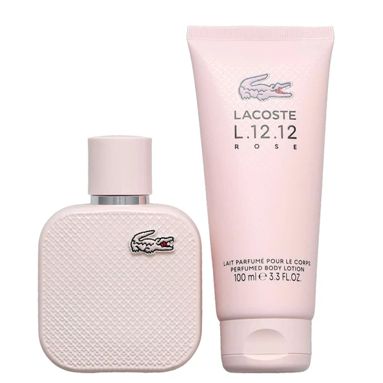 Lacoste L.12.12 Rose Eau De Parfum Gift Set 50ml