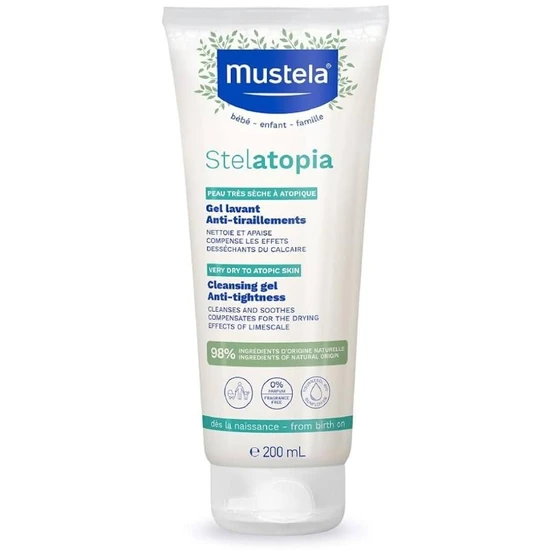 Mustela Stelatopia Cleansing Gel For Atopic-Prone Skin 200ml