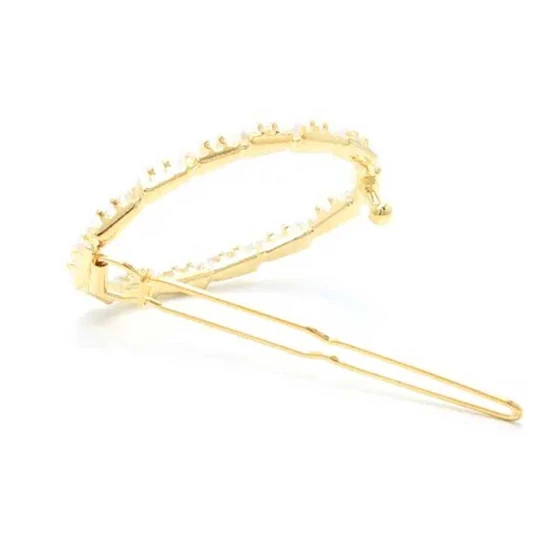 Molly And Rose Clear Stone Open Oval Hair Slide