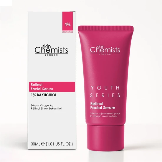 skinChemists Retinol & Bakuchiol Dual Anti-Ageing Facial Serum 30ml