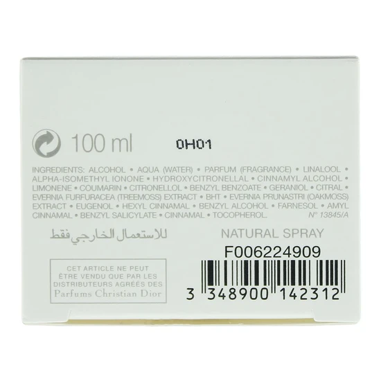 DIOR Miss Dior Originale Eau De Toilette 100ml