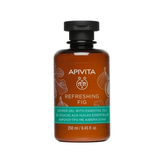 APIVITA Refreshing Fig Shower Gel With Essential Oils 250ml