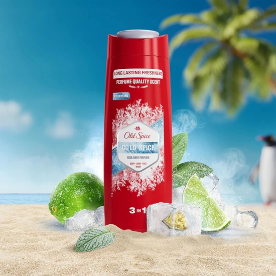 Old Spice Cold Spice 3-In-1 Shower Gel 400ml