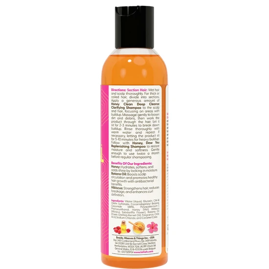 Taliah Waajid Love My Natural Hair Honey Clean Deep Cleanse Clarifying Shampoo 237ml