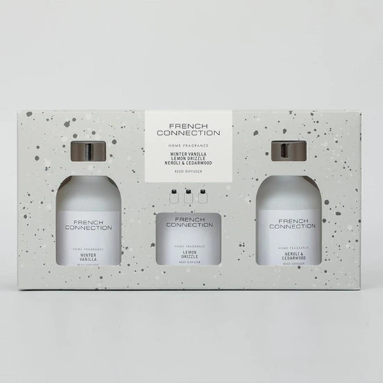 French Connection White Collection Trio Of Reed Diffusers 3 x 50ml