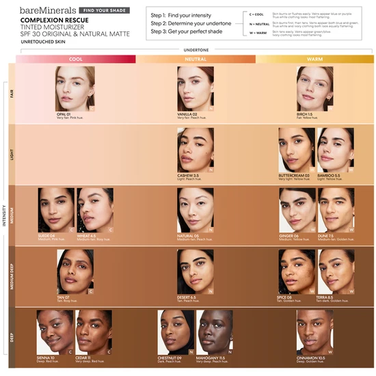 bareMinerals Complexion Rescue Natural Matte Tinted Moisturiser Mineral SPF 30 08 Spice