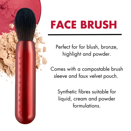 RubyHammer Ruby Hammer Face Brush