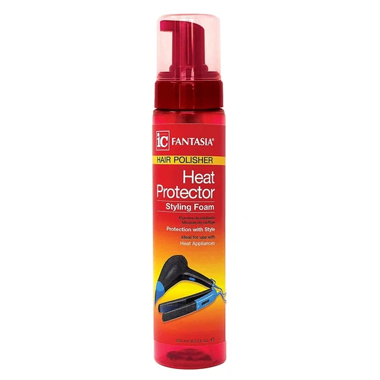 IC Fantasia IC Hair Polisher Heat Protector Styling Foam 251ml