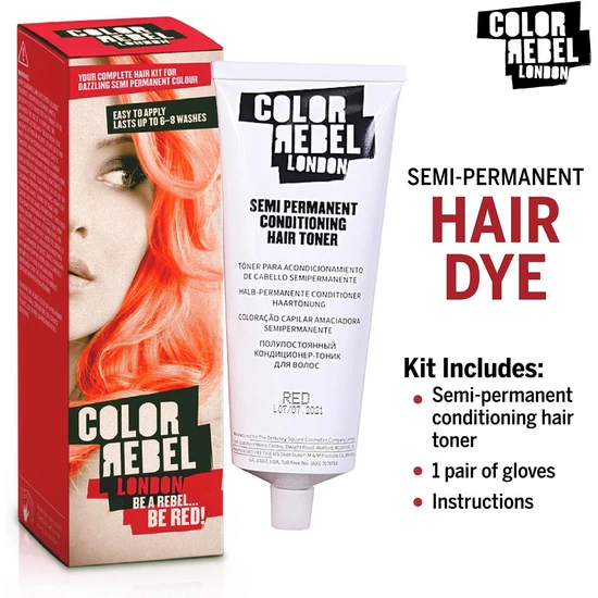 Color Rebel London Be Red Conditioning Hair Toner 100ml
