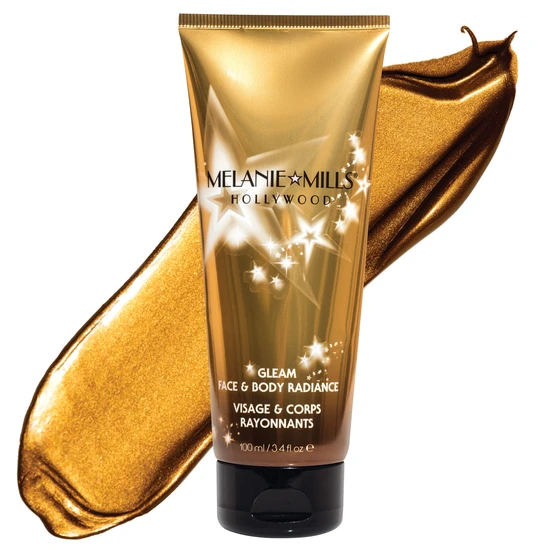 Melanie Mills Hollywood Gleam Body Radiance Deep Gold