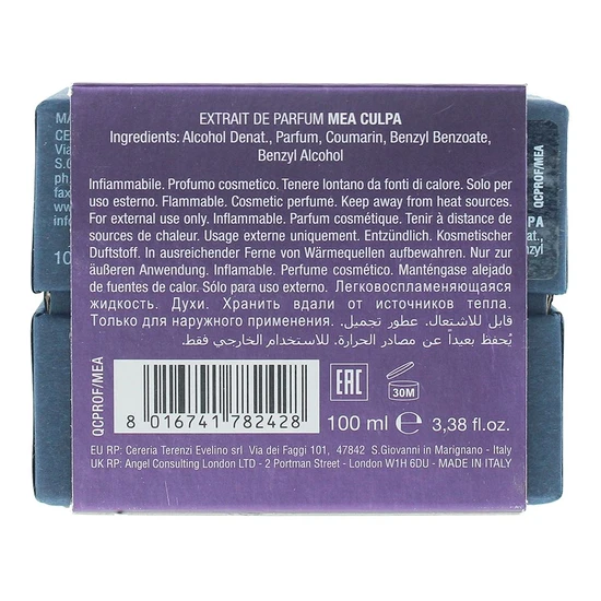 V Canto Mea Culpa Extrait De Parfum 100ml