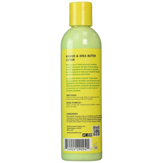Jamaican Mango and Lime Mango N Shea Butter Lotion 236.57ml