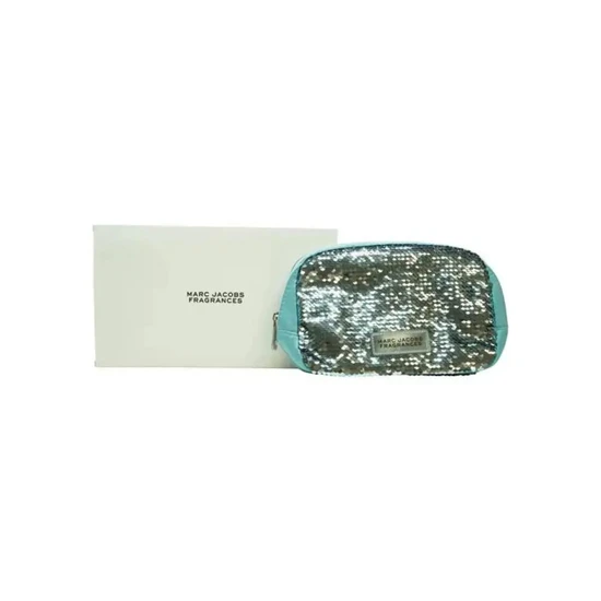 Marc Jacobs Fragrances Women's Pink Sparkling Cosmetics Pouch