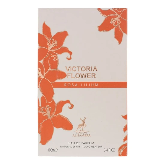 Lattafa Victoria Flower Rosa Lilium Eau De Parfum 100ml