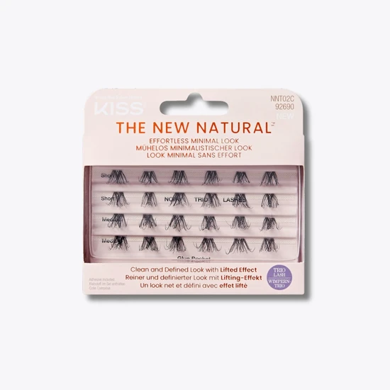 Kiss Natural Trio False Lash Cluster Noir