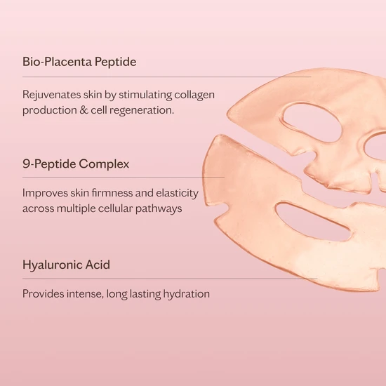 MZ Skin Bio-Placenta Peptide Reviving Hydrogel Face Mask Sachet x1