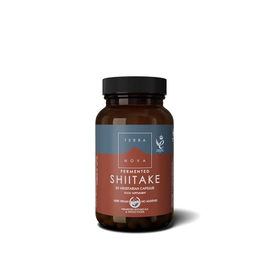 Terranova Fermented Shiitake Capsules 50 Capsules