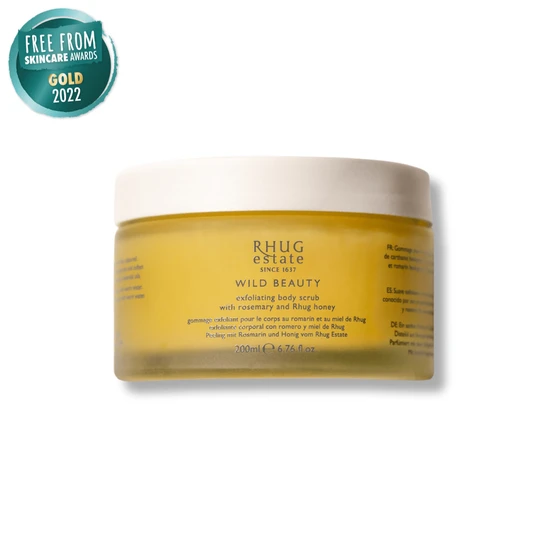 Rhug Wild Beauty Exfoliating Body Scrub Rosemary & Rhug Honey