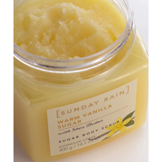 Sunday Rain Warm Vanilla Sugar Scrub 400g