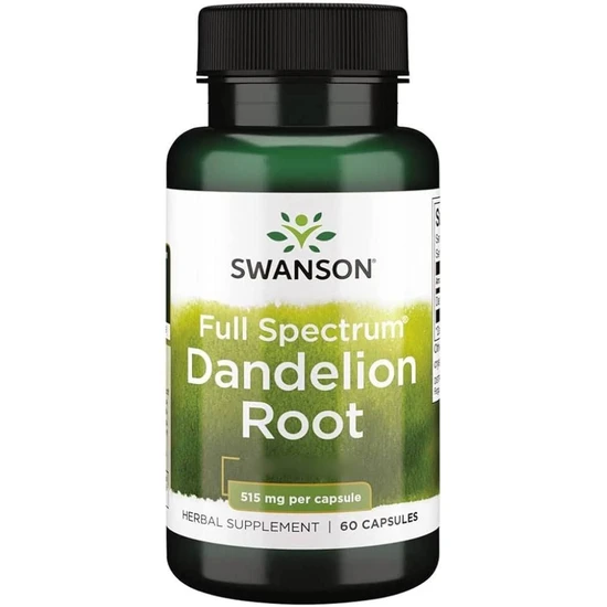 Swanson Dandelion Root 515mg Capsules 60 Capsules