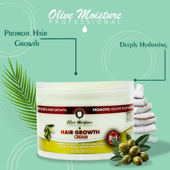 Olive Moisture Professional Hair Growth Cream 237ml