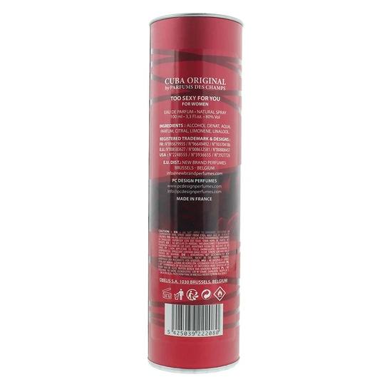 Cuba Too Sexy For You Eau De Parfum 100ml