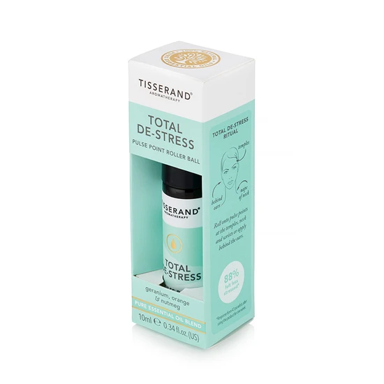Tisserand Aromatherapy Total De-Stress Pulse Point Roller Ball 10ml