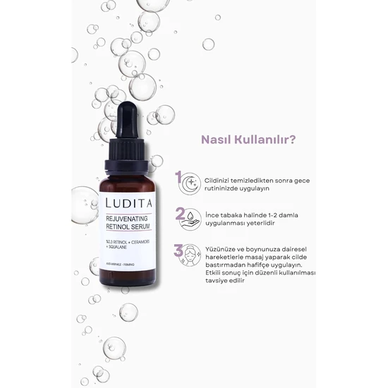 Ludita Retinol Serum With Ceramides 30ml