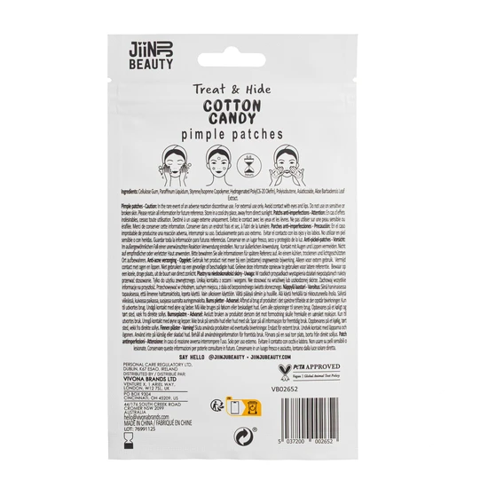 JiinJu Beauty Jiinju Treat & Hide Cotton Candy Pimple Patches 24 Patches