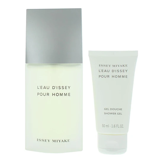 Issey Miyake L'Eau D'Issey Pour Homme Eau De Toilette 75ml + Shower Gel 50ml Gift Set For Him 75ml