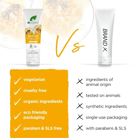 Dr. Organic Bioactive Skin Care Organic Royal Jelly Skin Brightening Cream 125ml