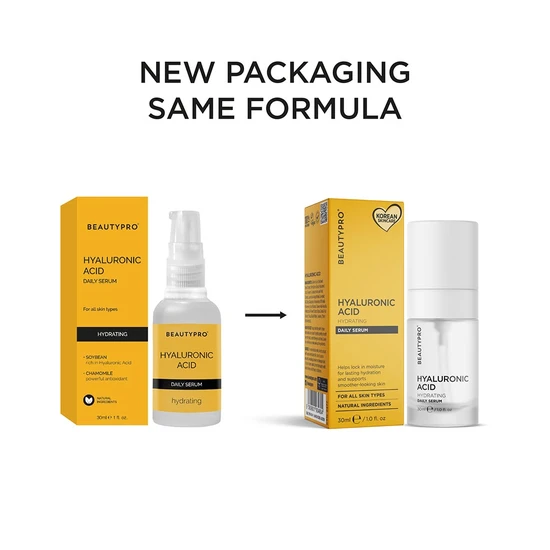 BeautyPro Hydrating Daily Serum With Hylauronic Acid 30ml